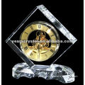 modern rhinestones glass clock gift with battery (R-1241